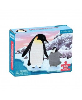 Mini puzzel emperor penguin +4j - Mudpuppy