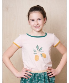 Fruit t-shirt Peach - ba*ba kidswear