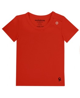 T-Shirt baby korte mouwen / Rood - Mambotango