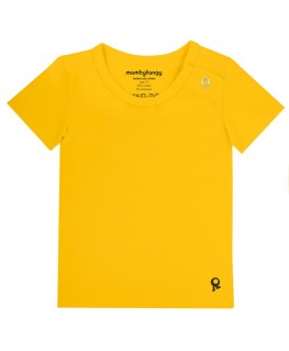 T-Shirt baby korte mouwen / Geel - Mambotango