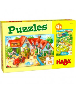 Puzzles Ferme +4j - Haba