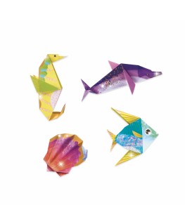 Origami niveau 3. Zeedieren 7-12j - Djeco