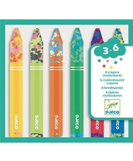 Waskrijtjes multicolor - 6pcs - Djeco