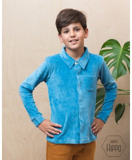 Boys shirt niagara blue -...