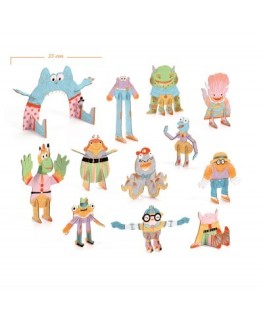 Color-assemble-play team monsters 5+ - Djeco