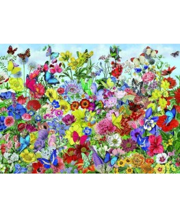 Cobble Hill puzzle 1000 pieces - Butterfly Garden