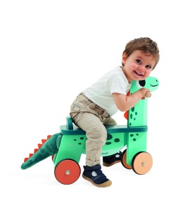 Dino portosaurus loopwagen +12m - Janod