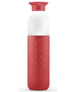 Drinking bottle with insulation 580ml deep coral - Dopper