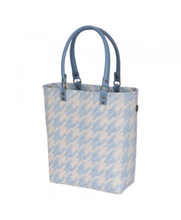 Mayfair - Shopper with champagne pattern size XS - faded-blue - Handed By