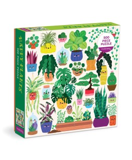 Happy plants family puzzle - 500 pcs - Mudpuppy