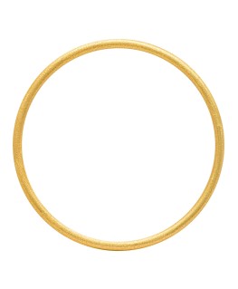 Color Bangle Brushed Gold plated - 60-65 - Lulu Copenhagen