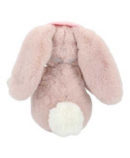 Knuffel konijn Nelly roze met slaapmasker, 21 cm - TOPmodel