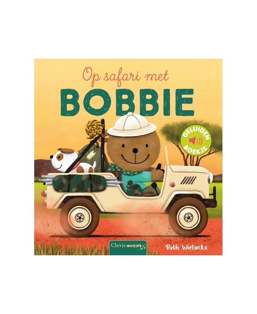 Geluidenboek op safari met Bobbie - Clavis