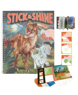Dino World kleurboek Stick & S