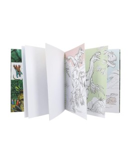 Kleurboek met pailletten - Dino world