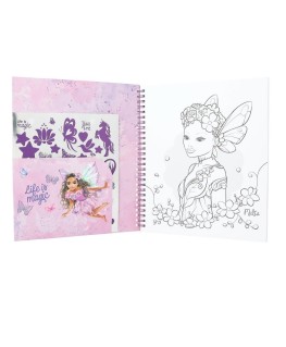 Kleurboek met pailletten Fairy Love - TOPModel