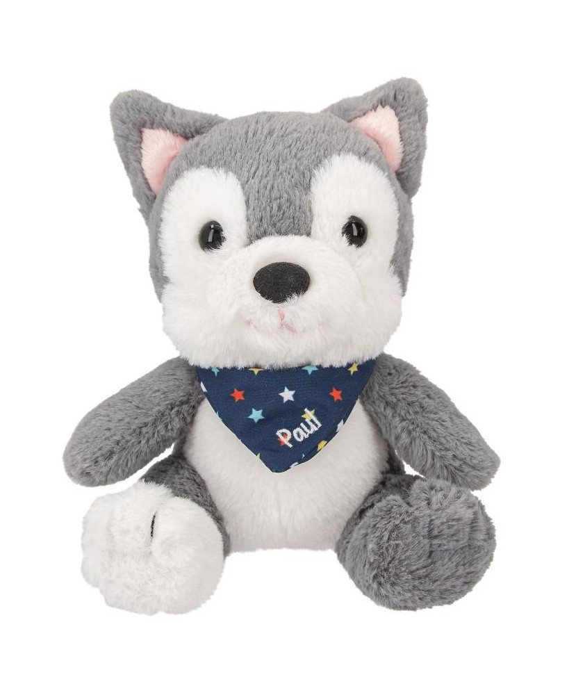 SNUKIS knuffel wolf Paul 18 cm - SNUKIS