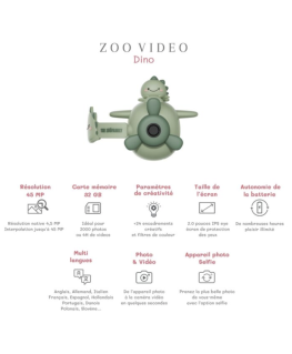 Videocamera dino - The Zoofamily