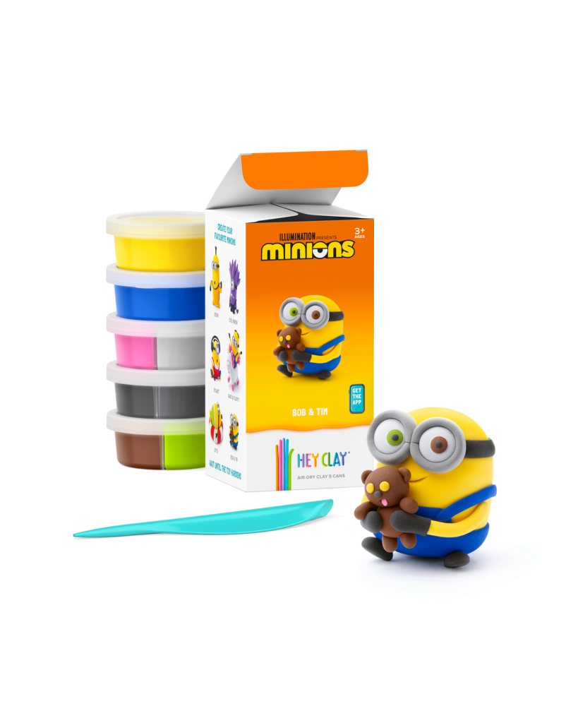 DIY klei pakket minion - Bob - limited edition - Hey Clay