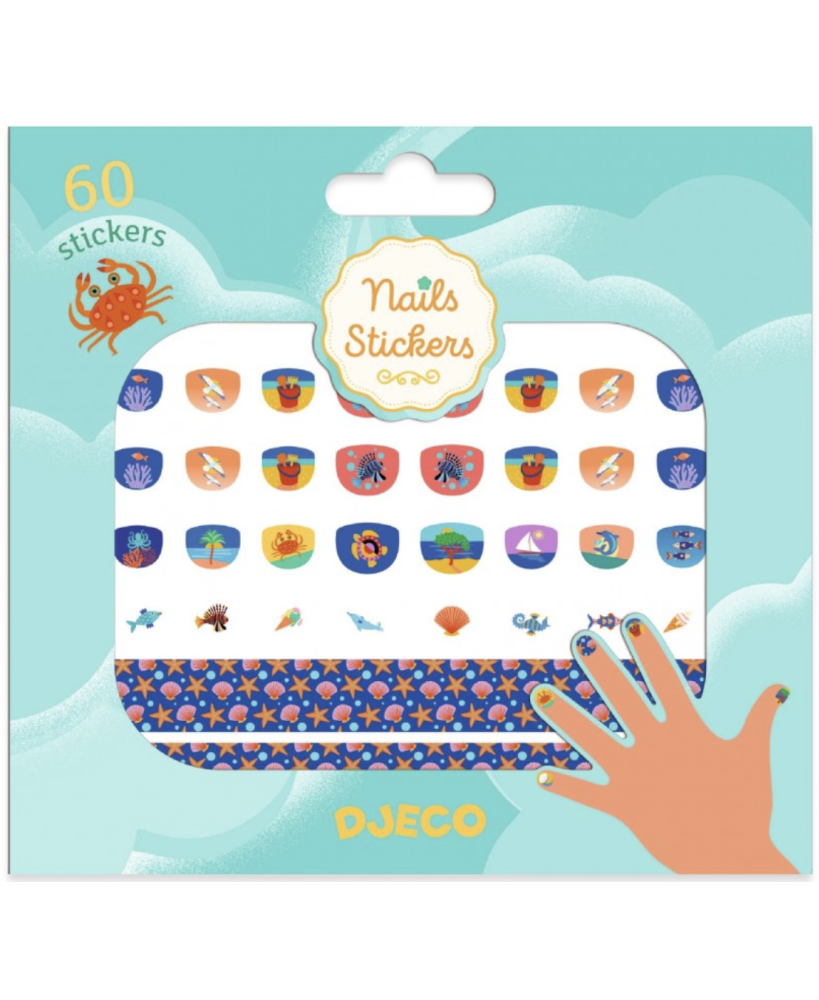 Nagelstickers - Middellandse zee - Djeco