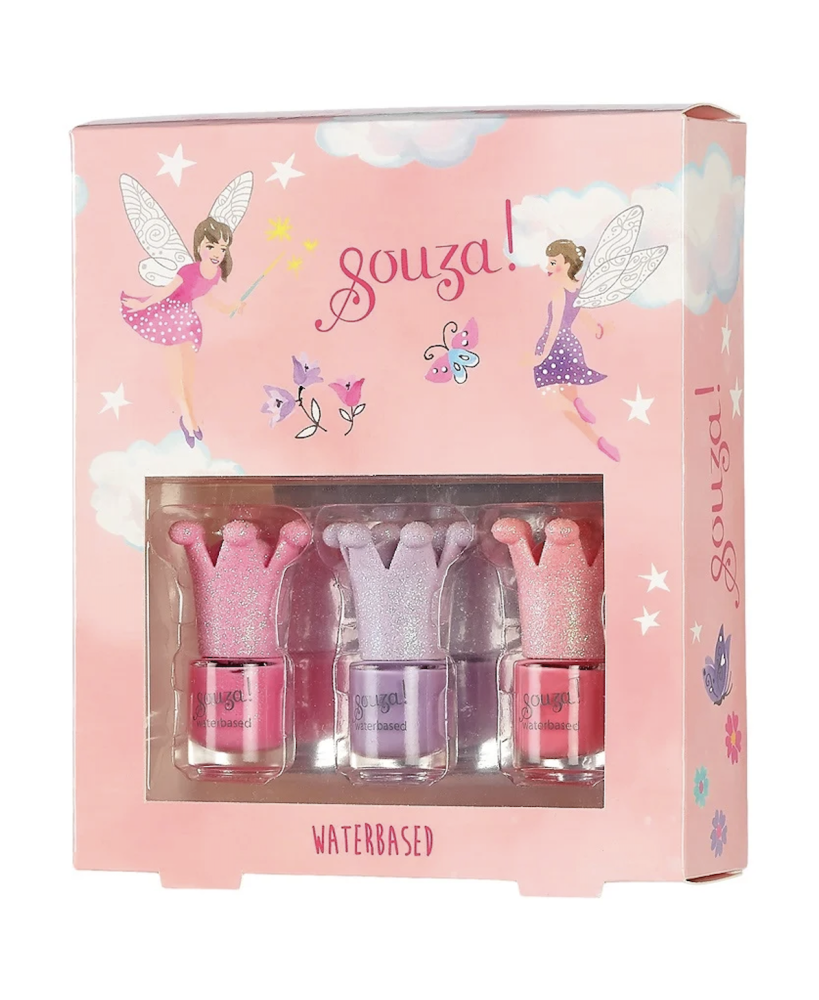 Nagellak kroon (3 flesjes/ set, 1 set) - Souza!