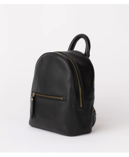 Ivy Mini Backpack Black soft grain leather - O My Bag