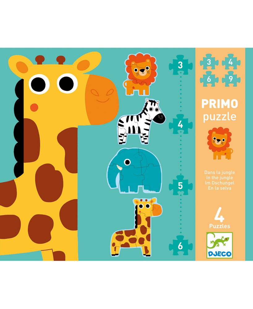 Primo puzzel In de Jungle +2j - Djeco