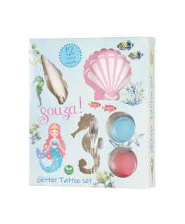 Glitter tattoo set Mermaid +6j - Souza!