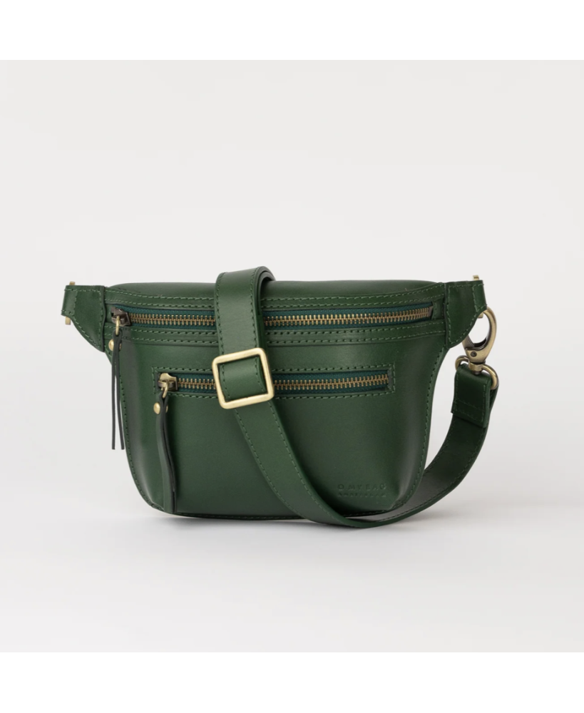 Beck's Bumbag Pine Green Classic Leather - O My Bag