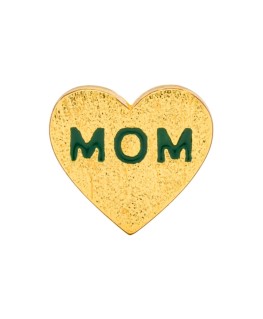 Heart Mom earring - 1 pcs - gold plated - LULU Copenhagen