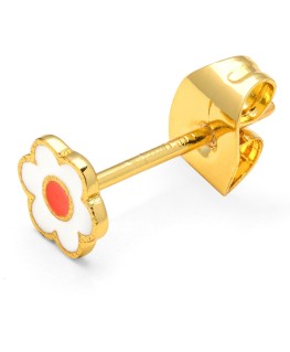 Anemone earring - 1 pcs - gold plated - LULU Copenhagen