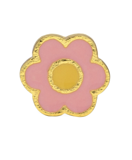 Anemone earring yellow & pink - 1 pcs - gold plated - LULU Copenhagen