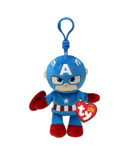 Marvel Soft Clip Captain America - Ty