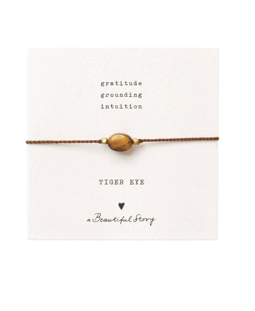 Armband Gemstone Gratitude Grounding Intuition - A Beautiful Story