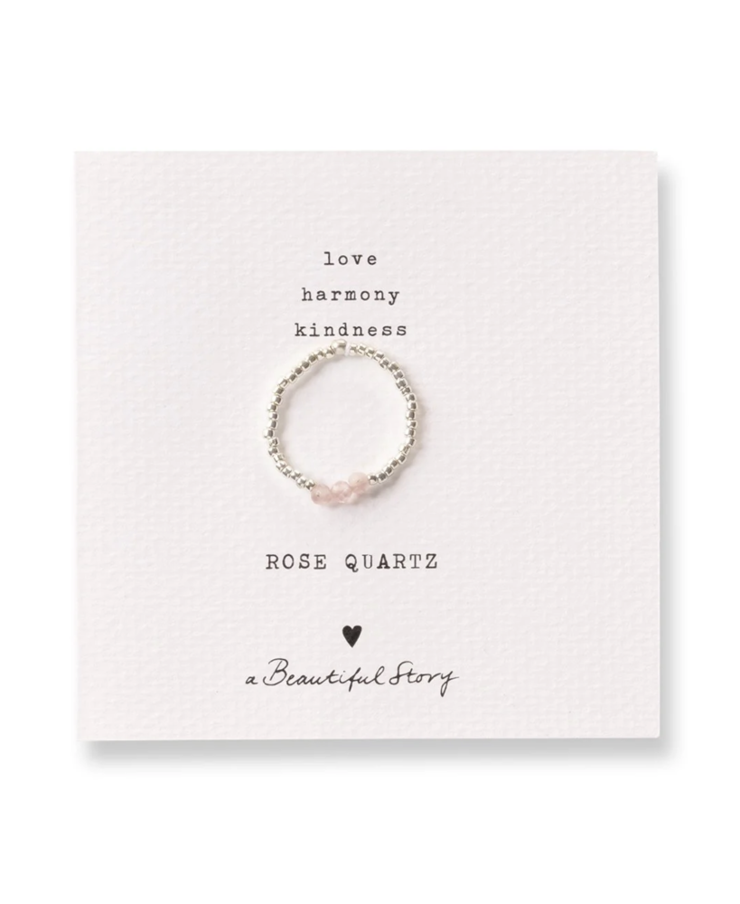 Ring Gemstone Love Harmony Kindness - A Beautiful Story