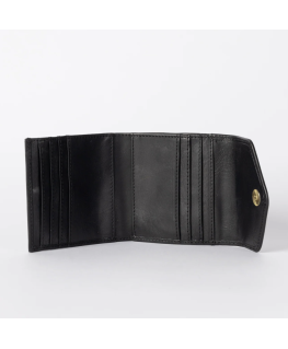 Georgies's Wallet Black Stromboli leather - O My Bag