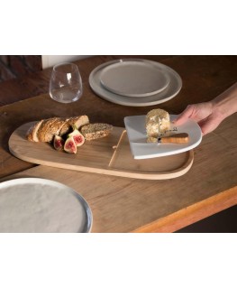 Serveerplank m/keramiek 45cm Food - Gusta