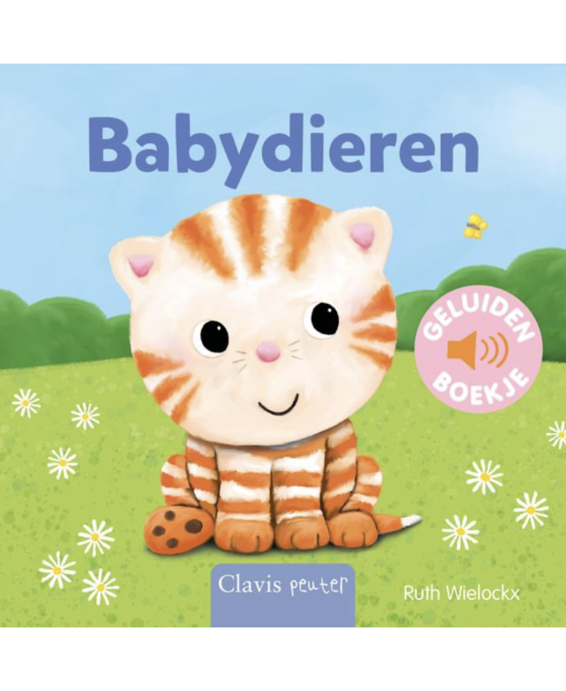 Geluidenboek Babydieren - Clavis