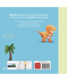 Geluidenboek Babydino's - Clavis