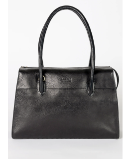 Kate Cognac Black Stromboli leather - O My Bag