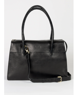 Kate Cognac Black Stromboli leather - O My Bag