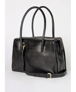 Kate Cognac Black Stromboli leather - O My Bag