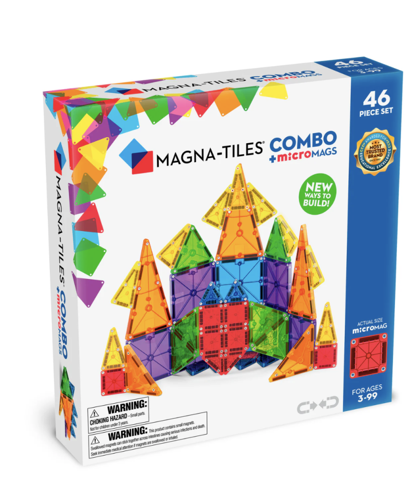 Combo + Micromags 46 stuks - Magna-Tiles