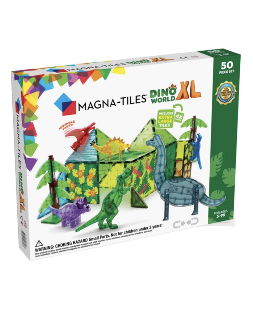 Dinoworld XL 50 stuks - Magna-Tiles