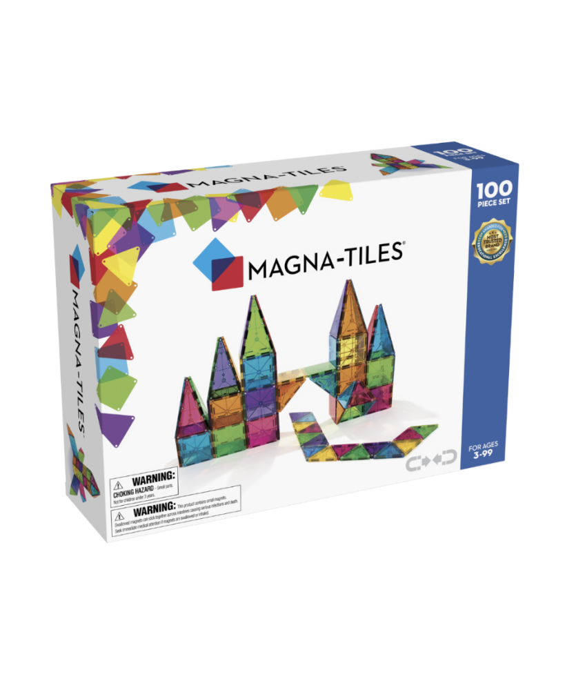 Magna-Tiles Clear Colors 100 stuks - Magna-Tiles