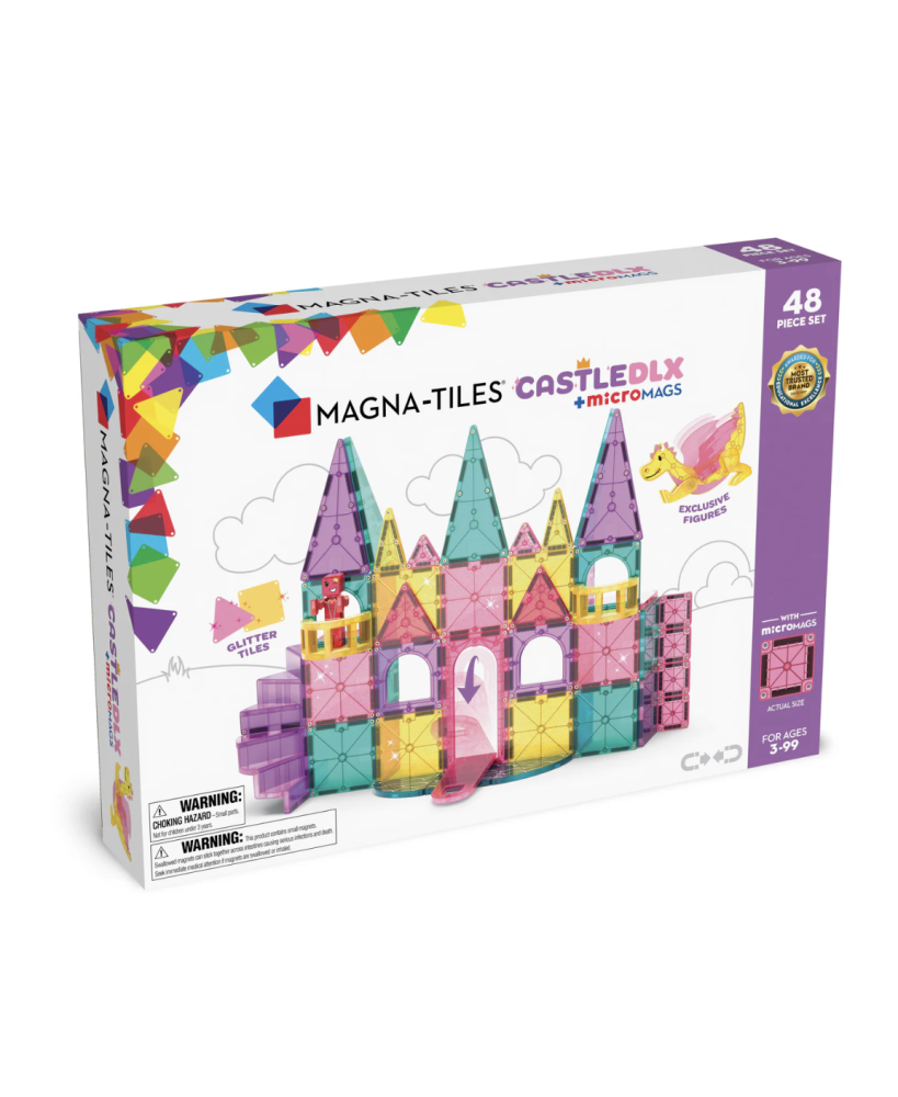 Castle Deluxe +Micro Mags 48 stuks - Magna-Tiles