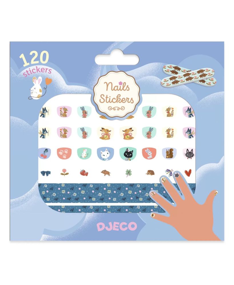 Cutie Nagelstickers +4j - Djeco