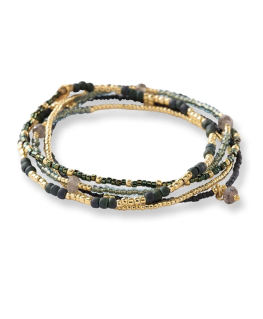 Intensity Labradorite Gold Colored Bracelet - A Beautiful Story