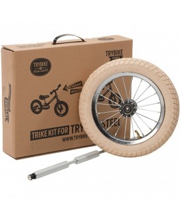 Steel trike kit - vintage edition white - Trybike